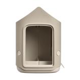 Kŕmidlo/Pitko Cosy bird feeder mushroom beige 18 cm