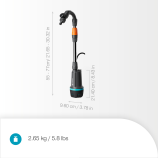 Gardena Akumulátorové čerpadlo do suda 2400 ComfAuto 18V P4A Set