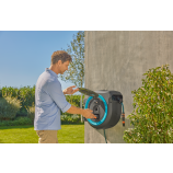 Gardena PowerRoll XL nástenný box na hadicu 35 m, tyrkysový - bez akumulátora
