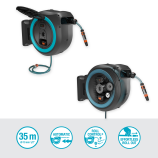 Gardena PowerRoll XL nástenný box na hadicu 35 m, tyrkysový - bez akumulátora