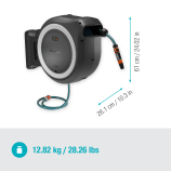 Gardena PowerRoll XL nástenný box na hadicu 35 m, biely - set