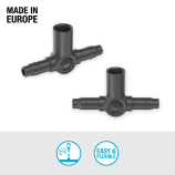 Gardena T-kus pre rozprašovacie trysky / koncové kvapkače 4,6 mm (3/16")