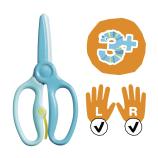 Fiskars Trénovacie nožnice, tyrkysové 3+ 1064068