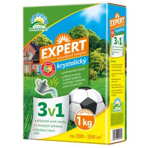 Expert kryštalické trávnikové hnojivo 3v1