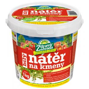Biely náter na kmene zdravá záhrada