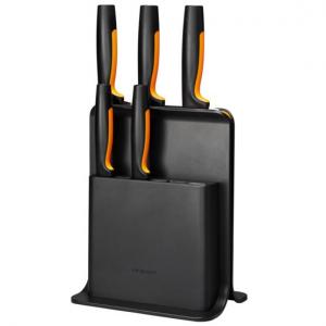 Fiskars Plastový blok s piatimi nožmi Functional Form 1057554