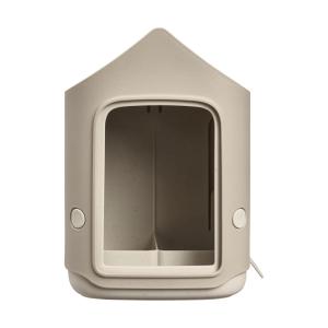 Kŕmidlo/Pitko Cosy bird feeder mushroom beige 18 cm
