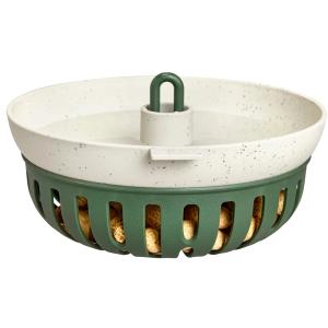 Zásobník na lojsemenné gule/pítko Essential feeder bowl leaf green 16 cm