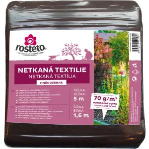 Neotex netkaná textília Rosteto hnedočierna 70g