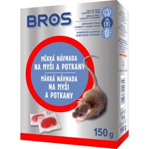 Bros mäkká návnada na myši a potkany