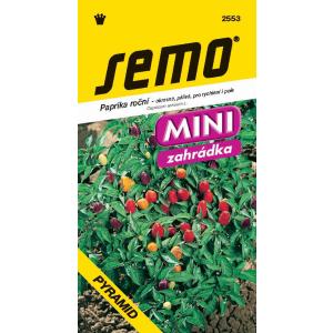 Semo Paprika zelená pálivá Pyramíd okrasná 20s SHU 40 000