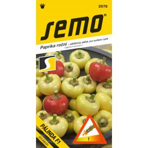 Semo Paprika zelená pálivá F1 Pálinda F1 jabĺčková 15s SHU 2 500