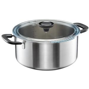 Fiskars Hrniec s pokrievkou, 5,0 L / 24 cm, nerezová oceľ 1072317