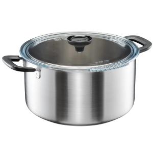 Fiskars Hrniec s pokrievkou, 7,0 L / 26 cm, nerezová oceľ 1072318