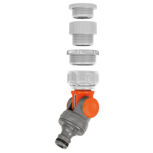 Gardena Výkyvná prípojka na vodovodný kohútik 33,3 mm (G 1") / 26,5 mm (G 3/4") / 21mm (G 1/2")