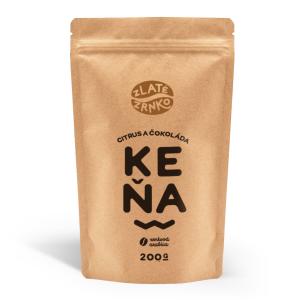 Zlaté Zrnko Keňa zrnková káva